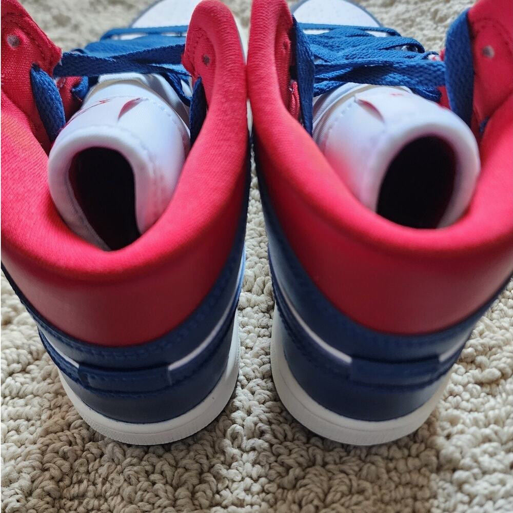 Wmns Air Jordan 1 Mid French Blue Brand New Sz 7 - Picture 6 of 8